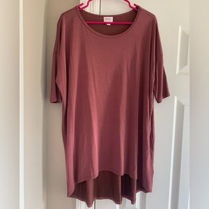 *NWOT* LulaRoe- Irma Tunic 3/4 Sleeve- Dusty Rose
